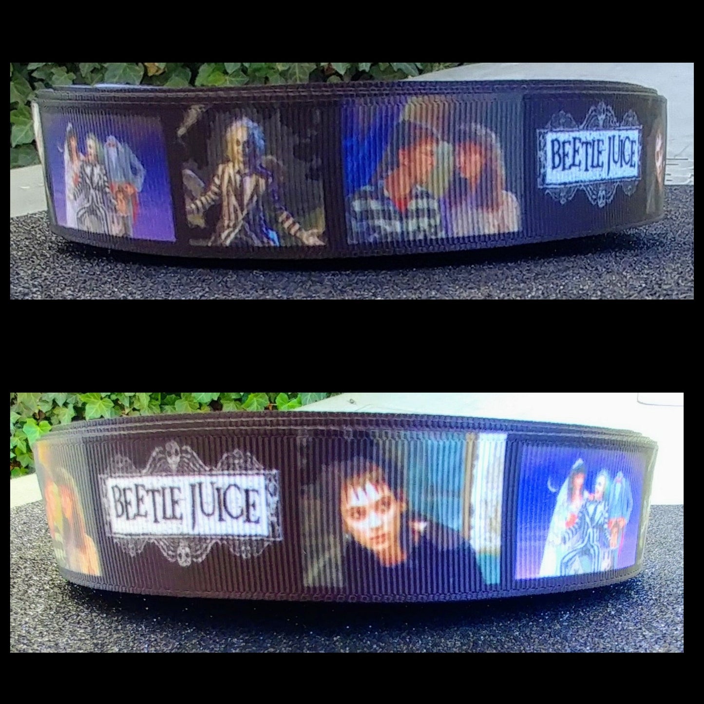 1" Beetlejuice grosgrain ribbon - Tim Burton Classics- Ribbon Best Seller