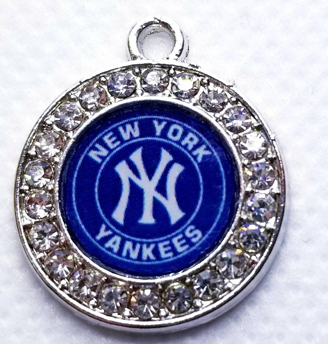 New York Yankees MLB Baseball Charms. Sports Team Charms 2cm. Rhinestone Charms