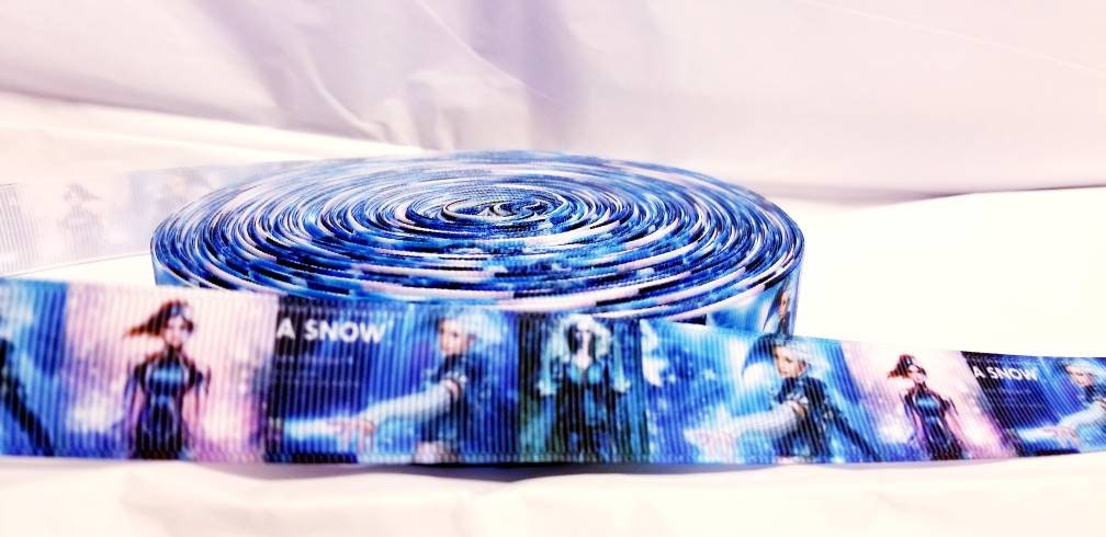 1.5" Killer Frost. Caitlin Snow Suicide squad Bad Gilr Comics Grosgrain Ribbon