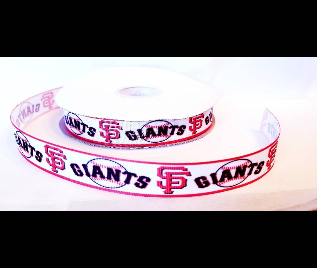 5/8" San Francisco Giants Grosgrain Ribbon. MLB Sports Teams