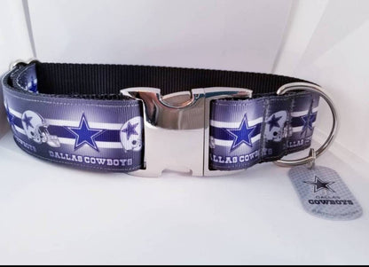 1.5" Dallas Cowboys Grosgrain Ribbon. NFL Football- Team Sports Ribbon- Wide Ribbon