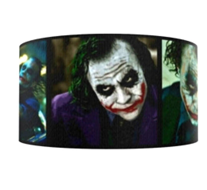 7/8" The Joker-Grosgrain Ribbon- Batman Cartoon Ribbon-Suicide Squad-Ribbon by the Yard-Craft Ribbon-Bow Ribbon one inch wide Ribbon