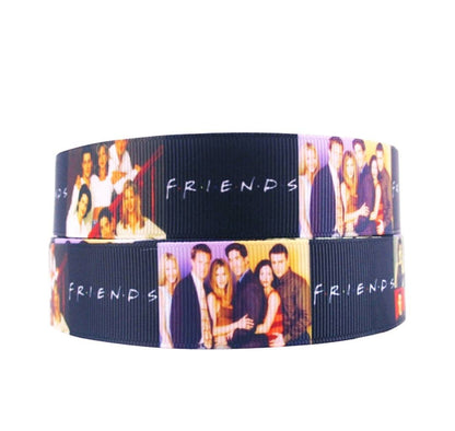 1" Friends Sitcom Friends Comedy Show grosgrain ribbon