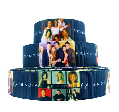 1" Friends Sitcom Friends Comedy Show grosgrain ribbon