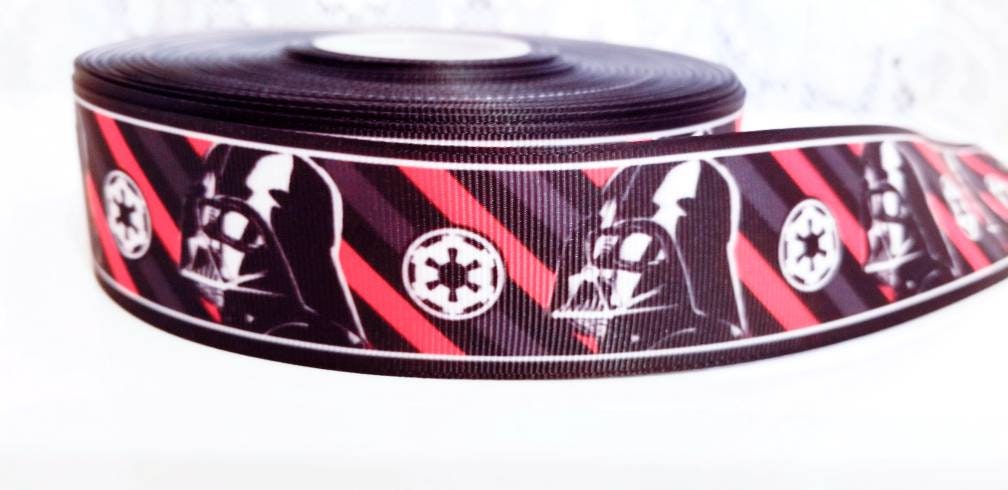 1.5" Darth Vader Star Wars Grosgrain Ribbon