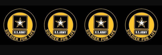 7/8" U.S.Army Ribbon. USA Army Military Ribbon. Soldiers For Life. Army Proud. Soldier for Life