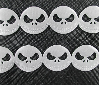 1" Jack Skellington Lace Ribbon.