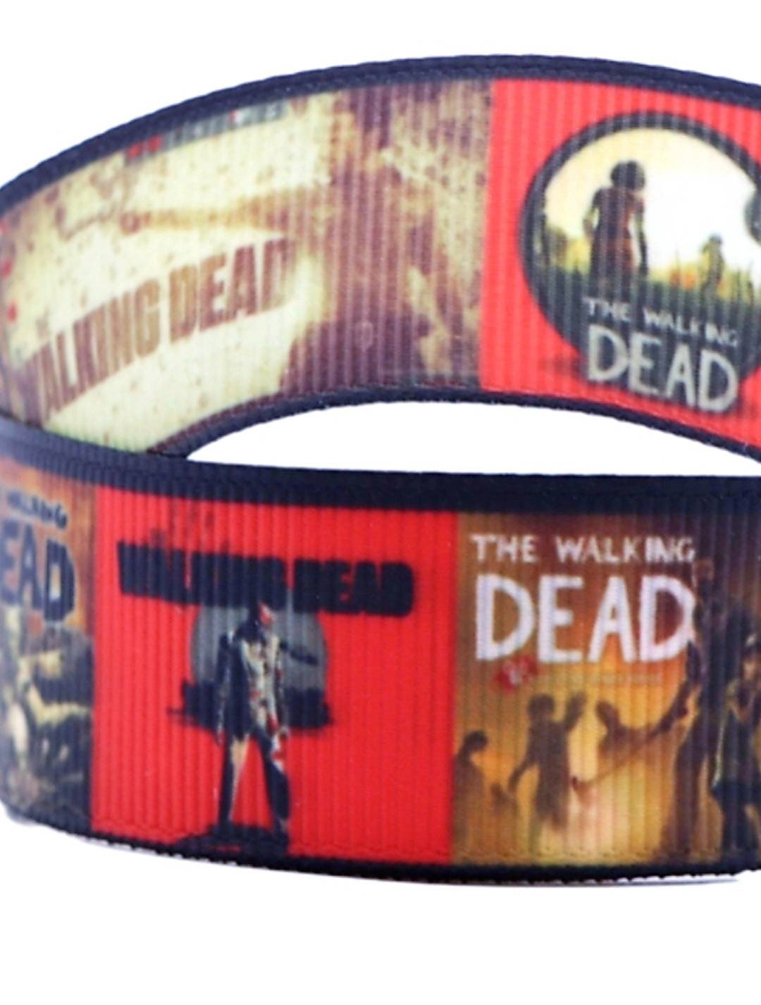 1.5" Walking Dead Grosgrain Ribbon. Zombie Ribbon.