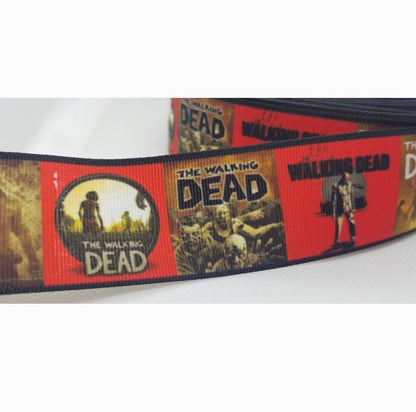 1.5" Walking Dead Grosgrain Ribbon. Zombie Ribbon.