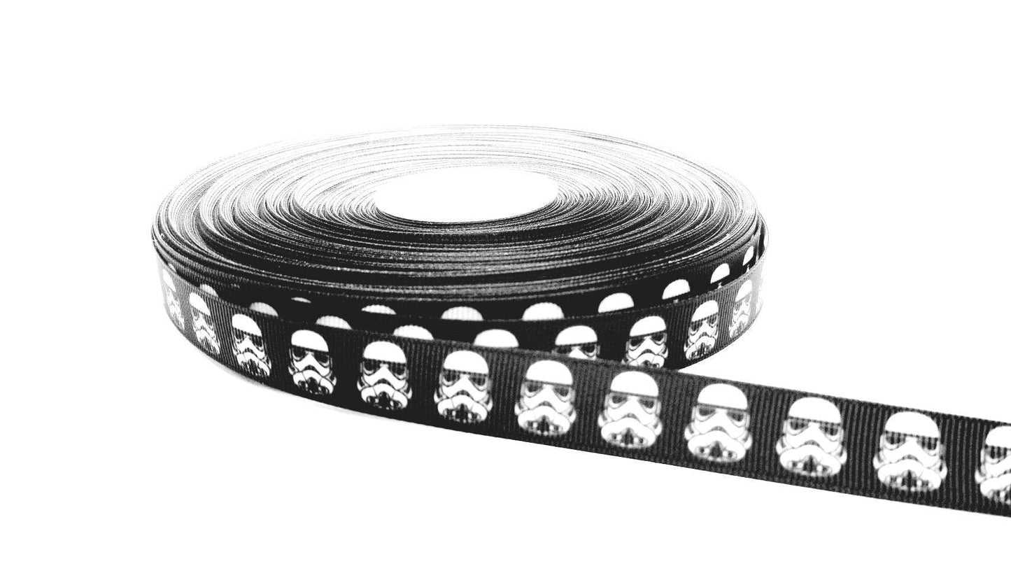 5/8" Star Wars Storm Trooper Grosgrain Ribbon