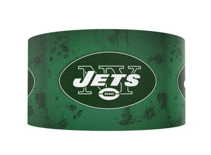 5/8" New York Jets Football Ribbon. NFL  Sports Teams Grosgrain Ribbon. Green NY Jets