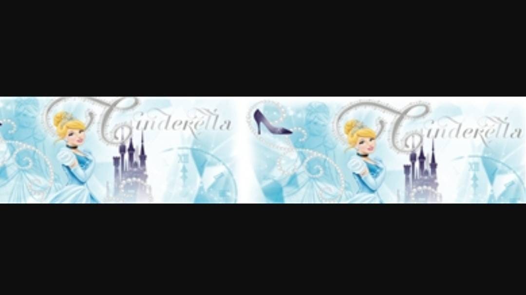 7/8" & 1.5" Cinderella Princess Ribbon. Princess. Beauty Ribbon