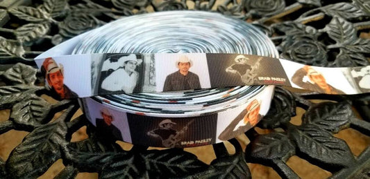 7/8" Brad Paisley Country Singer grosgrain ribbon