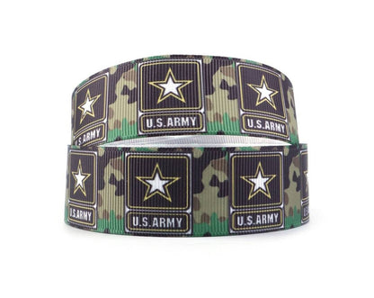 7/8" U.S.Army Ribbon. USA Army Military Ribbon