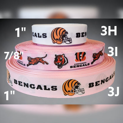 5/8" or 7/8" or 1" or 1.5" Sports Ribbon